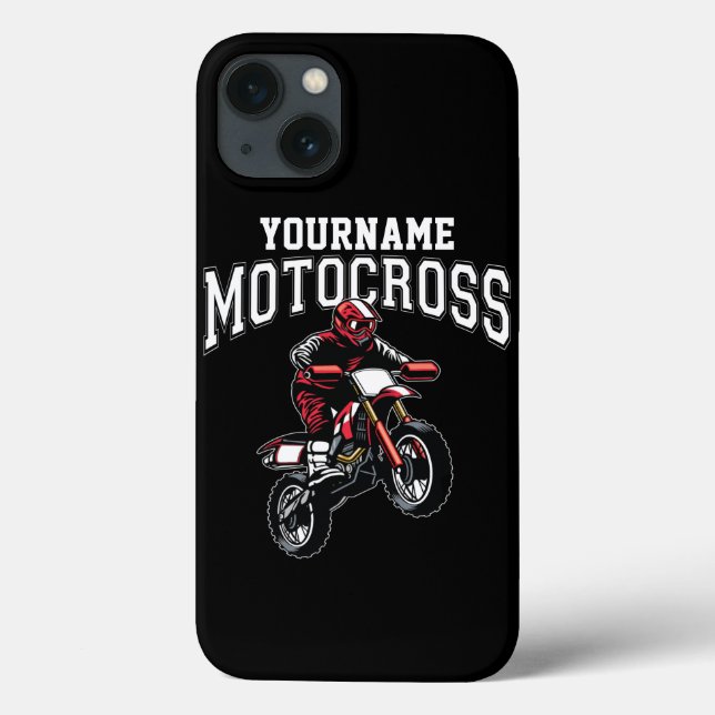 Motocross Dirt Bike Racing Personalizado (Verso)