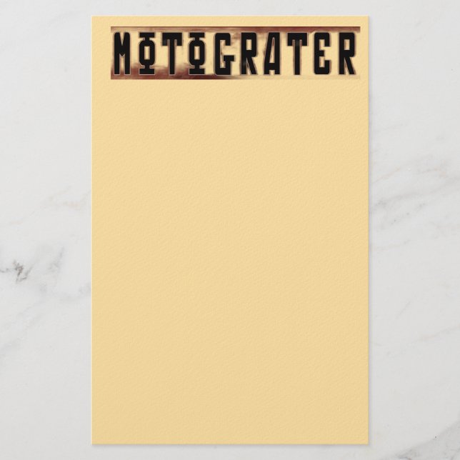 MOTOGRATER Papelaria (Frente)