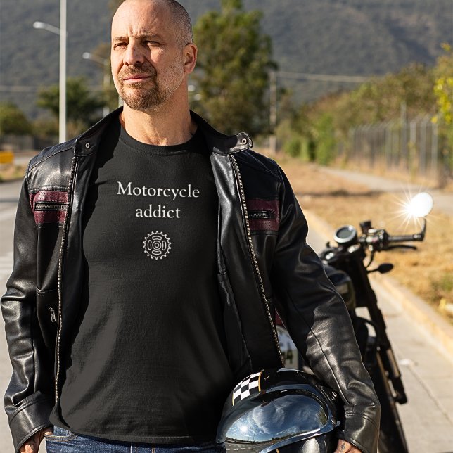 Motorcycle Addict - camisa de moto (Criador carregado)
