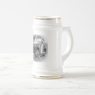 Motorcycle Beer Stein