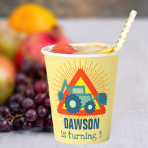 Motores Amarelos Bonitos Aniversário de 3 Anos