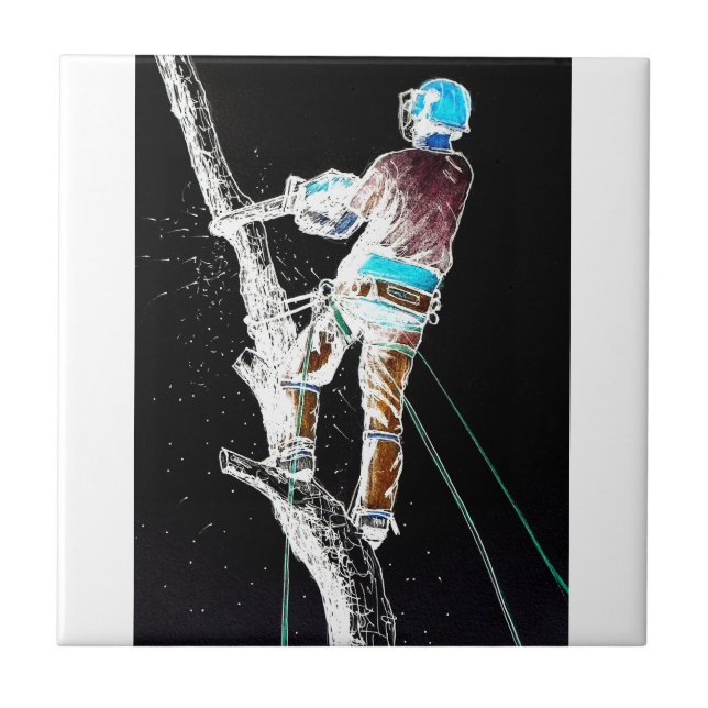 motosserra do cirurgião de árvores elétricas (Frente)