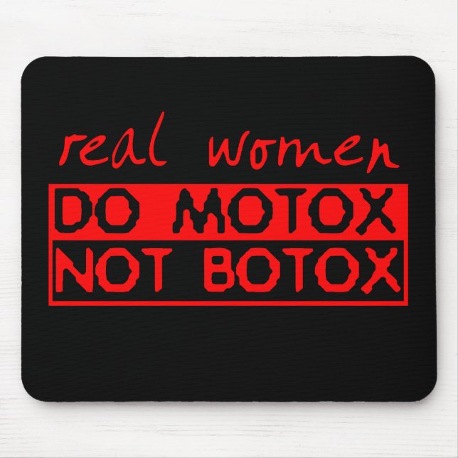 Motox Not Botox Dirt Bike Motocross Mousepad (Frente)