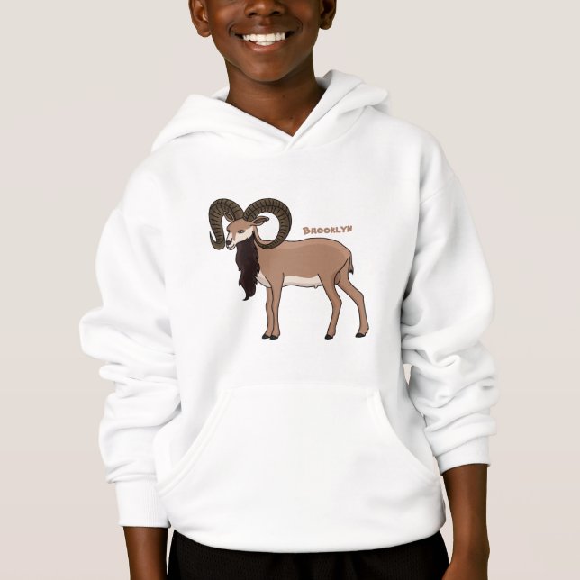 Mouflon goat illustration (Frente)