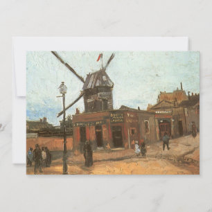 Moulin de la Galette, por Vincent van Gogh, moinho