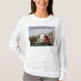 Moulin Rouge! Paris! Fotografia da camisa das mulh