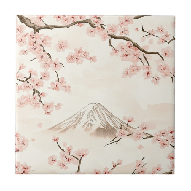 Mount Fuji with Cherry Blossoms – Japanese (3) (Frente)