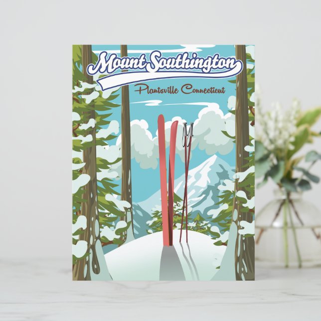 mount suthington plantsville, Connecticut ski (Em pé/Frente)