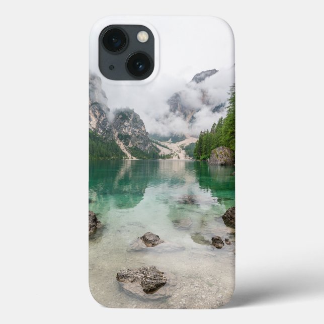 Mountain Lake View (Verso)