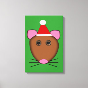 Mouse Canvas de Natal Feliz