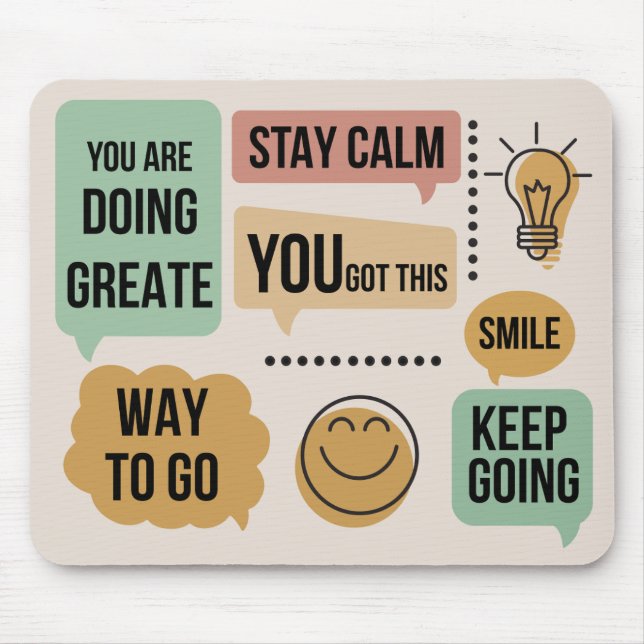 mouse pad 1 motivacional (Frente)