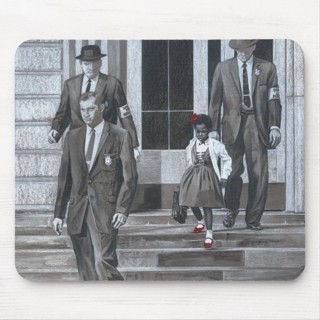 Mouse Pad 5 com Rachel Dolezal Art (Frente)