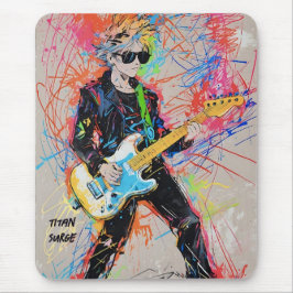 mouse pad abstrato anime