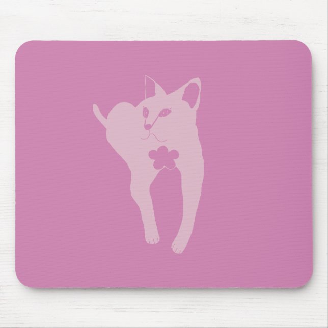 Mouse Pad Amante de Gatos (Frente)