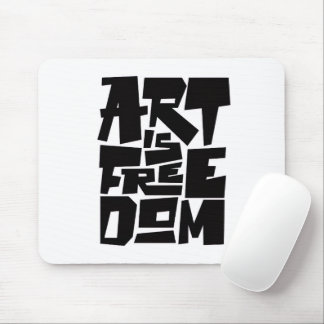 Mouse Pad Arte é Liberdade