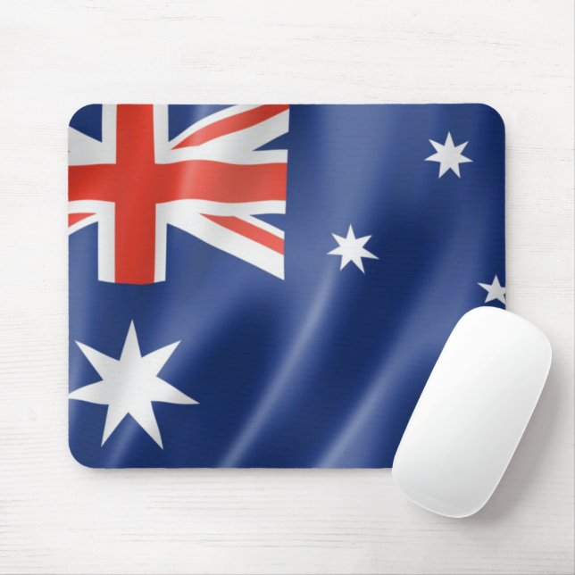 Mouse Pad - Bandeira australiana (Com mouse)