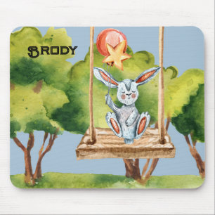 Mouse Pad Bunny Sentado em Swing