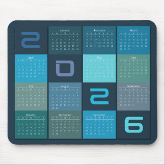 Mouse Pad Calendar 2024