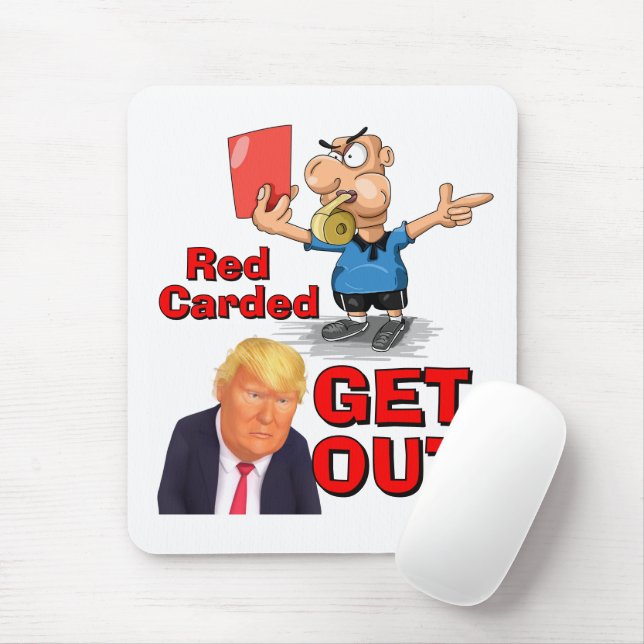 Mouse Pad Cartão Vermelho (Com mouse)
