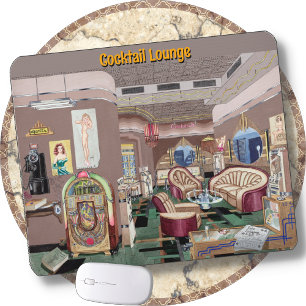 MOUSE PAD - Cocktail Lounge - Victorian - P. Harnl
