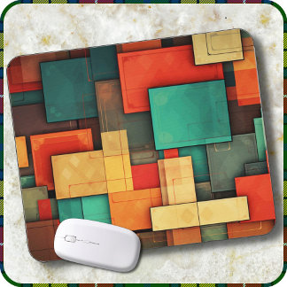 MOUSE PAD - Color-blocks in Many Colors