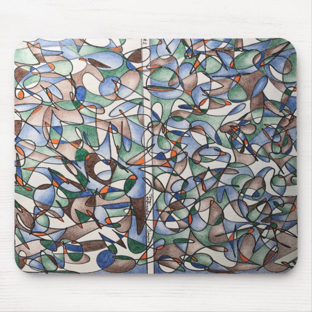 Mouse Pad com arte por Tony Cimino (Frente)