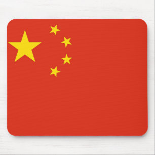 Mouse pad com bandeira da China