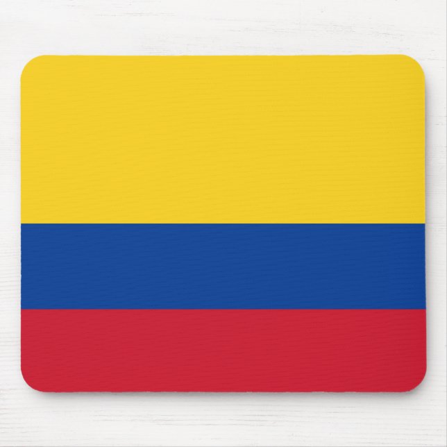 Mouse pad com bandeira da Colômbia (Frente)