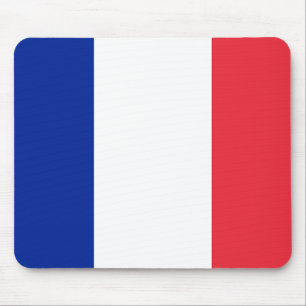 Mouse pad com bandeira da França