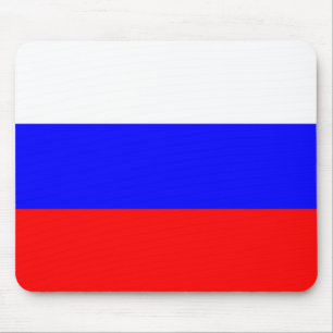 Mouse pad com bandeira da Rússia