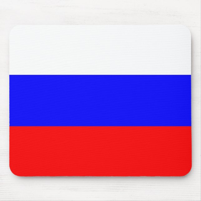 Mouse pad com bandeira da Rússia (Frente)