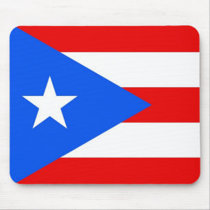 Mouse pad com bandeira de Porto Rico - EUA