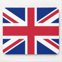 Mouse pad com bandeira do Reino Unido