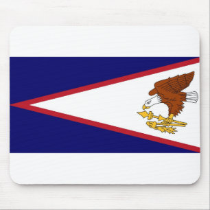 Mouse pad com Flag American Samoa- EUA