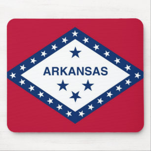 Mouse pad com Flag of Arkansas State - EUA