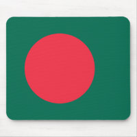Mouse pad com Flag of Bangladesh