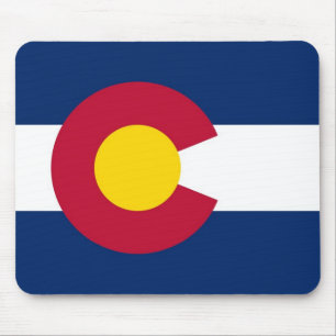Mouse pad com Flag of Colorado State - EUA