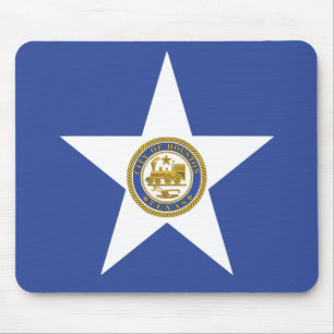 Mouse pad com Flag of Houston, EUA