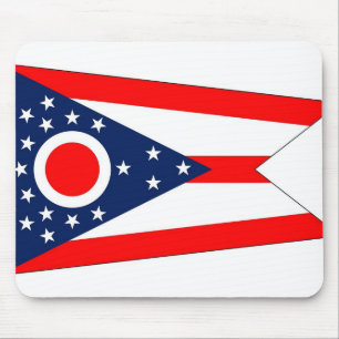 Mouse pad com Flag of Ohio State - EUA