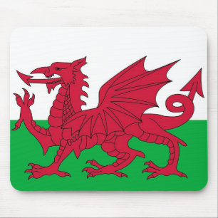 Mouse pad com Flag of Wales