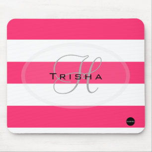 Mouse Pad com seu nome HAMbyWG - Rosa