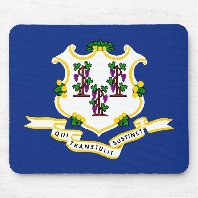 Mouse Pad da Bandeira de Connecticut (Frente)