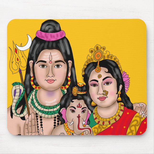 Mouse Pad da Família de Shiva (Frente)