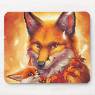 mouse pad da família fox