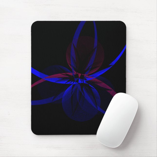 Mouse Pad de Abstração Geométrica (Com mouse)
