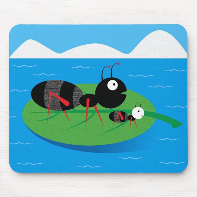 Mouse Pad de Aventuras da Família Ant (Frente)