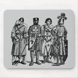 Mouse Pad de Cavalos Medievais