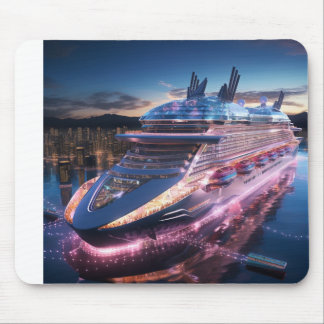 Mouse Pad de Conceito de Navio de Cruzeiro
