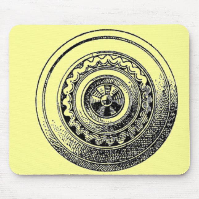 Mouse Pad de Escudos Medievais (Frente)