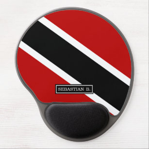 Mouse Pad De Gel Bandeira de Trinidad e Tobago